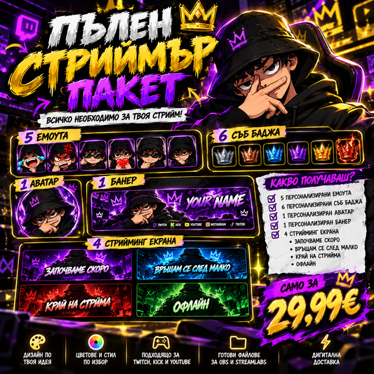 Пълен Стриймър Пакет | AfterFrame